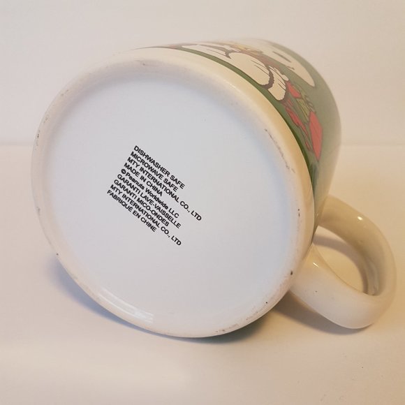 Oversize Peanuts Christmas Mug Snoopy Woodstock Jumbo Size 24 oz Mug Teacup - Picture 8 of 15